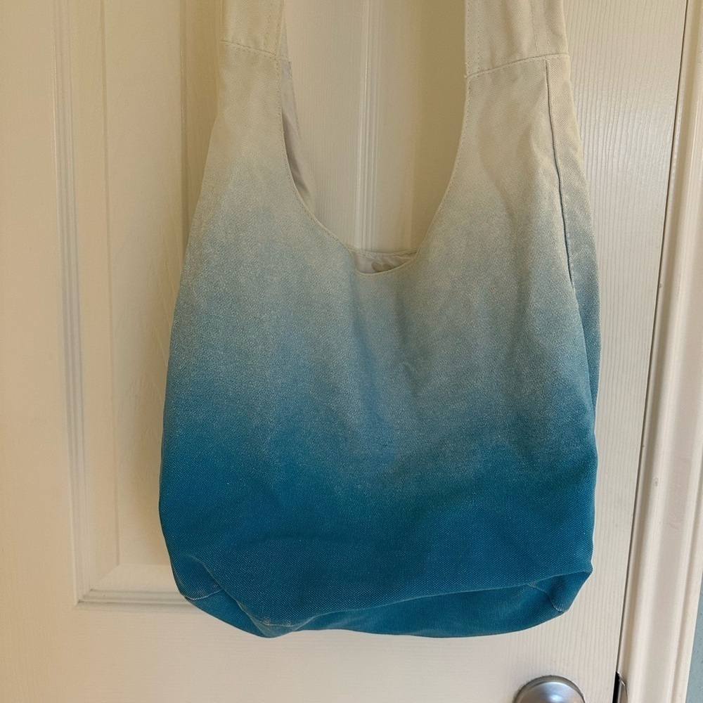 Ron Jon Surf Shop Blue Heart shoulder bag White Strap - Picture 3 of 5